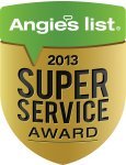 Angie's List Super Service Award 2014 winner
